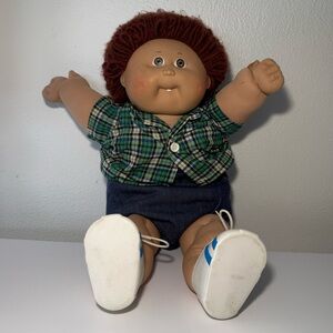 VINTAGE 1985 Cabbage Patch Kid Boy Auburn Hair